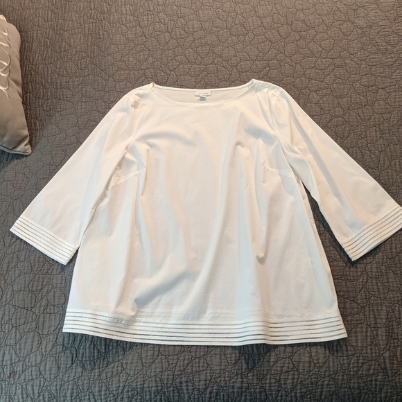 White J. Jill blouse - Picture 1 of 5
